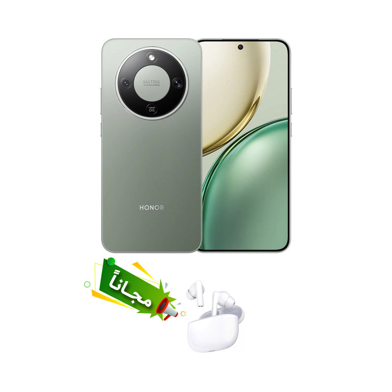 HONOR 5109BYPM Honor X9D 12GB+256GB, Forest Green + Free x7lite+ cover HONOR X9D 12 جيجابايت + 256 جيجابايت، أخضر غابة + غطاء x7lite+ مجاني - pre order