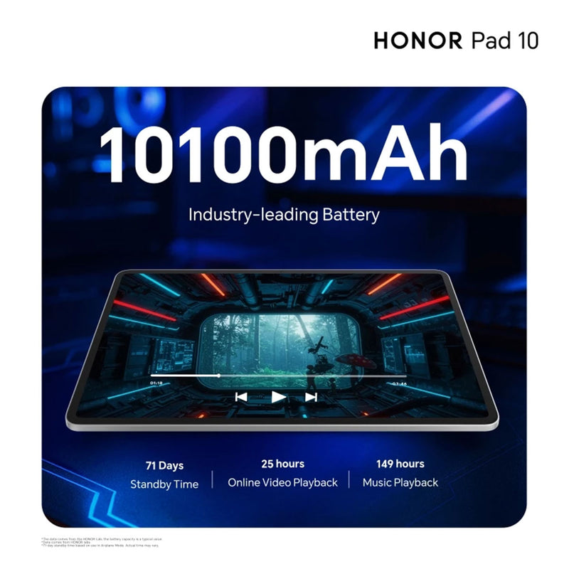 HONOR 5301ANPJ Pad 10 5G 12.1 Inch Tablet 8GB RAM 256GB ROM, Gray