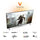 TheVUE 65VEG602  SMART QLED 65 frameless google TV 144hz, 65 Inch شاشة حجم 65