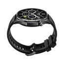 HONOR 5502ACGQ Watch 6 BT with Fluoroelastomer Strap 32MB+4GB, Shadow Black ساعة ذكية بتقنية البلوتوث سير من الفولاذ ذاكرة 32ميكابايت +4 كيكابايت
