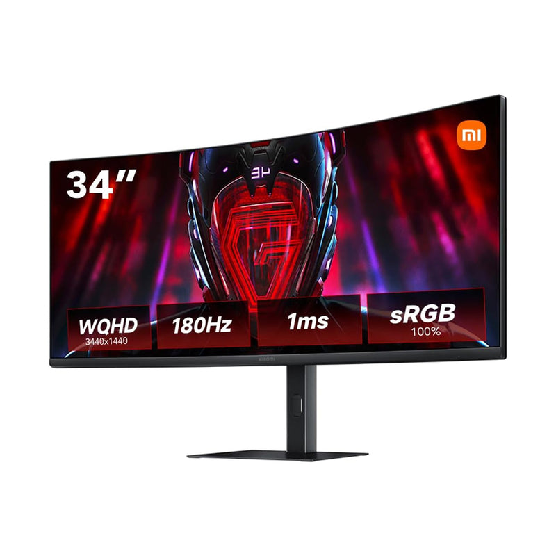 XIAOMI 55056 Curved Gaming Monitor G34WQi Designed for passionate gamers, مونيتر شاومي كيرف حجم 34 انج