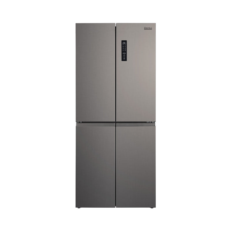 DENKA RM-550FDG Four Door Refrigerator Inverter System, Dark Grey