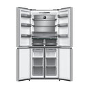 DENKA RM-550FLS Four Door Refrigerator Inverter System, Silver