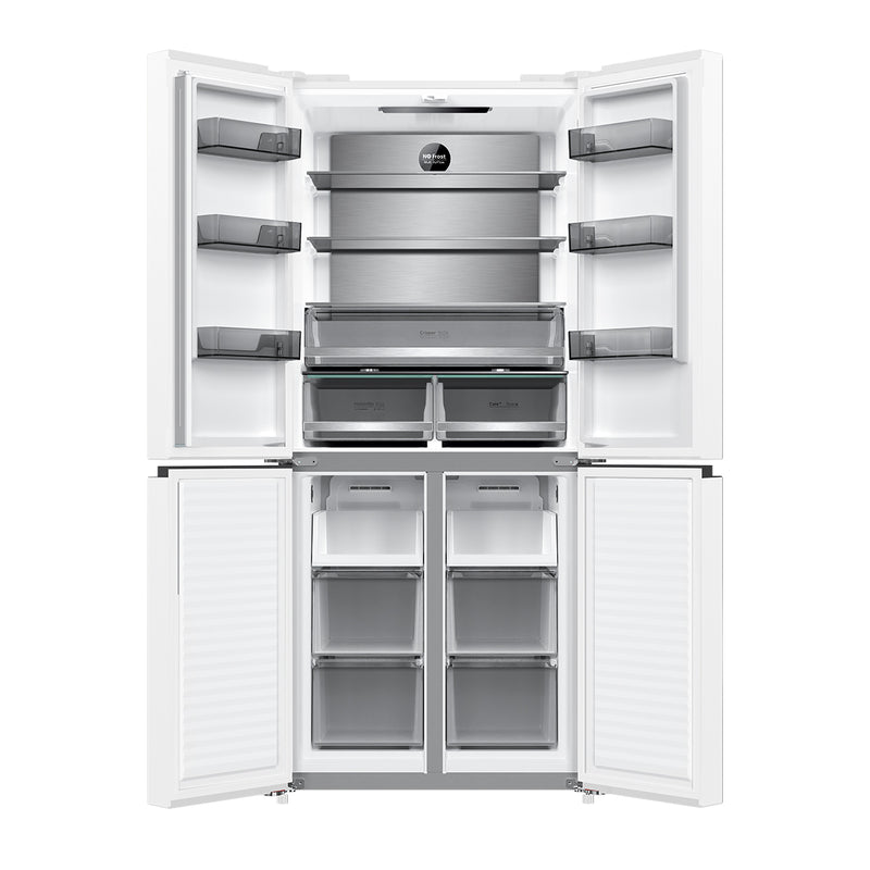 DENKA RM-550FW Four Door Refrigerator Inverter System, White بخاخ سعة 22 قدم