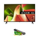 LG 55B46LA OLED AI B4 4K Smart TV 2024, 55 inch + Free gift S20A تلفزيون  OLED AI B4 4K الذكي 2024، 55 بوصة + هدية مجانية S20A