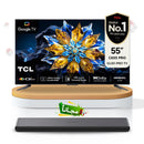 TCL C655 PRO 55" QLED TV 100+ Local dimming 120Hz DLG HDR 10+ + هدية S45H