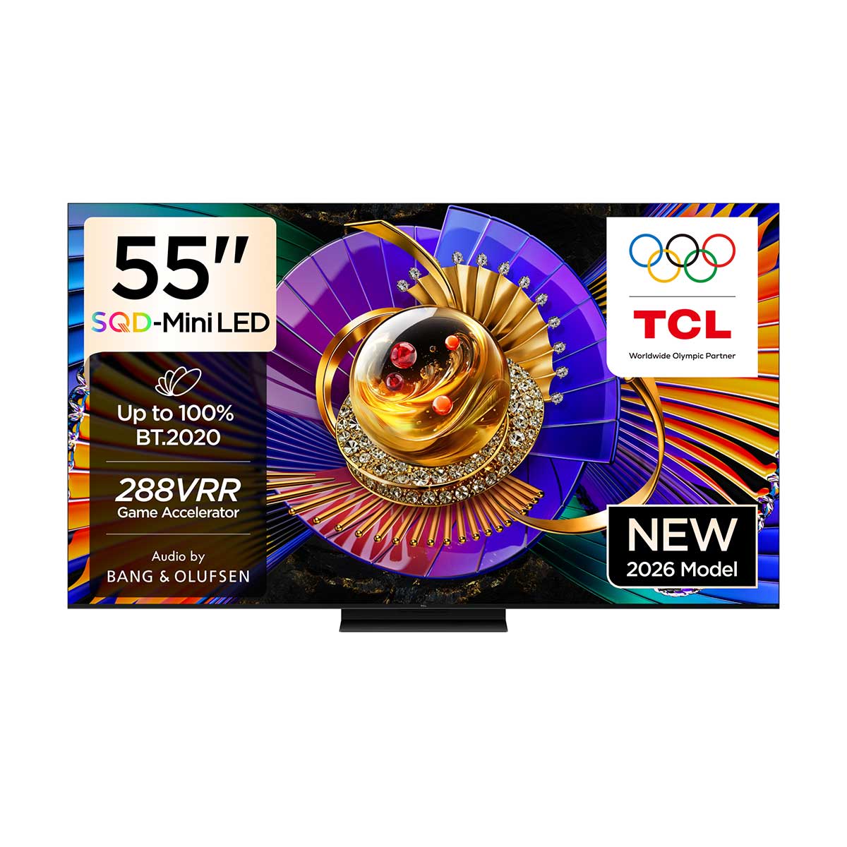 TCL 55V型 MiniLED 4Kテレビ TCL C7L 55-Inch SQD-Mini LED TV Up to 2176 Zones HDR 3000 nits 288Hz D