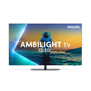 PHILIPS 55OLED810/12 Smart TV - 4K UHD OLED - Google TV - 3 Sided Ambilight - P5 AI Processor - 144Hz - Frameless Design - European origin, 55-Inch شاشة حجم 55 معالج بي 5 مدعوم بالذكاء الاصطناعي بدقة 4 كي + 144 هيرتز +اضائة من ثلاث جوانب فلبس