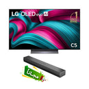 LG 55OLEDC56LA OLED evo AI C5 4K 144Hz Smart TV AI Magic remote webOS25 2025, 55-Inch + Free gift S20A شاشة حجم 55 مدعومة بالذكاء الاصطناعي 4 كي + 144 هيرتز مع ريمونت ذكي ال جي