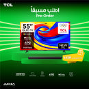 TCL P7L 55-Inch  Premium QLED 4K TV HDR 10+ Dolby Vision ONKYO 2.0 + حجز مسبق هدية S55H