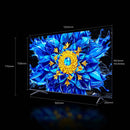 TCL P8L 55-Inch QD-Mini LED 144Hz VRR HDR 10+ Onkyo 2.1 Dolby Vision Game Master + حجز مسبق هدية S45H