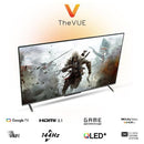 TheVue 55VEG602 - Google TV - 4K - QLED - 144Hz - 2025 Series - Built in Soundbar - Gaming TV, 55-Inch شاشة حجم 55 كيو ليد 4 كي + 144 هيرتز بنضام كوكل + ساوند بار مدمج ذة فيو