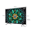 TCL Q6C 55" QD-Mini LED TV  240Hz Game Accelerator HDR 1000 nits