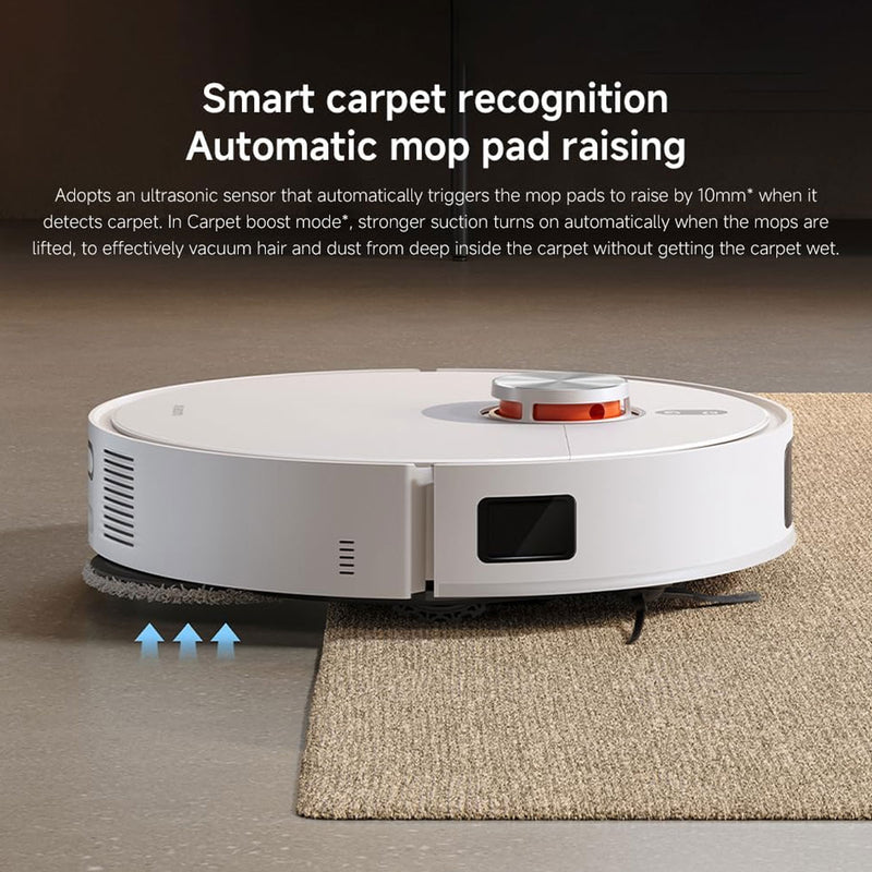 XIAOMI 57873 Robot Vacuum X20 Pro, White روبوت المكنسة الكهربائية شاومي