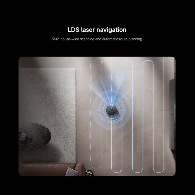 XIAOMI 59071 Robot Vacuum X20 Max, Black روبوت المكنسة الكهربائية شاومي