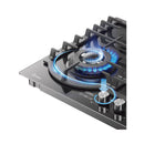 ALHAFIDH 60GH096 Built-in Gas Cooker 60 cm, Black طباح مدمج 60 سم اربع مشاعل الحافظ