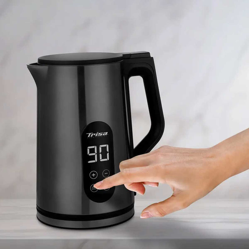 TRISA 6459.4145 Digital Boil Kettle 1.7 L, Black غلاية تريسا