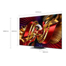 TCL C8L 65-Inch Sub-Flagship SQD-Mini LED TV Up to 4032 Zones HDR 5000 nits نطاق الالوان الواسع BT2020 %100 + عرض الحجز المسبق مع هدية Z100-M