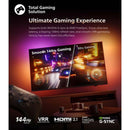 PHILIPS 65OLED810/12 Ambilight - 4K - OLED - Frameless - P5 AI Perfect Picture Engine - 144 Hz - Google TV - European origin, 65-Inch شاشة حجم 65 معالج بي 5 مدعوم بالذكاء الاصطناعي بدقة 4 كي + 144 هيرتز +اضائة من ثلاث جوانب فلبس