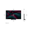 LG 65OLEDC56LA OLED evo AI C5 4K 144Hz Smart TV AI Magic remote webOS25 2025, 65-Inch شاشة حجم 65 مدعومة بالذكاء الاصطناعي 4 كي + 144 هيرتز مع ريمونت ذكي ال جي