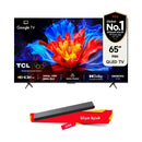 TCL P8K 65" QLED TV 4K 144Hz VRR HDR 10+ Onkyo Sound Game Master +S45H  هدية