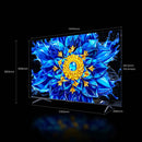TCL P8L 65-Inch QD-Mini LED 144Hz VRR HDR 10+ Onkyo 2.1 Dolby Vision Game Master + حجز مسبق هدية S45H