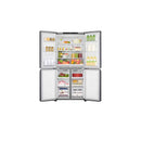LG GCB-334DVL Four Doors Refrigerator 594L, silver - ثلاجة ال جي  أربع أبواب بتقنية التشخيص الذكي