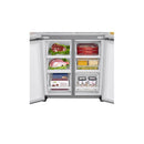LG GCB-334DVL Four Doors Refrigerator 594L, silver - ثلاجة ال جي  أربع أبواب بتقنية التشخيص الذكي