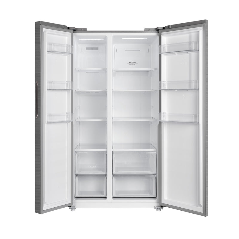 DENKA RM-670FDG Four Door Refrigerator Inverter System, Dark Grey