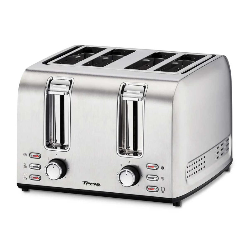 TRISA 7052.7545 Toaster "Toast 4 All" Stainless Steel Housing محمصة تريسا  "Toast 4 All" مصنوعة من الفولاذ المقاوم للصدأ