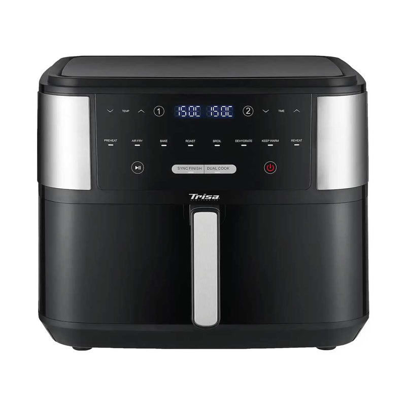 TRISA 7423.4245 Crunchy Fry Pro Hot Air Fryer 10L, black كرانشي فراي برو مقلاة هواء ساخن 10 لتر، أسود تريسا