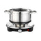 TRISA 7593.7545 Vario Inox 9 pieces, Black/Silver طقم فاريو اينوكس 9 قطع، اسود/فضي تريسا