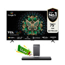 TCL C6K 75" QD-Mini LED 4K Up to 512* Zones 288Hz Game Accelerator HDR 1000 nits + Free Gift TCL S55H مـجـانـاً