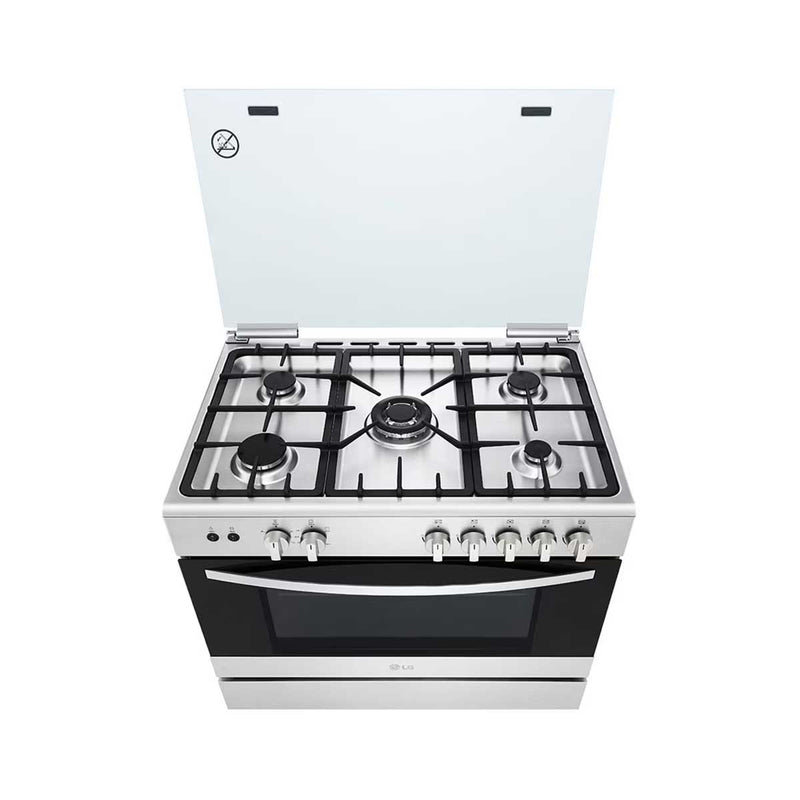 LG FA415RMA 900mm Gas Cooker, 5 burners, Flame Failure Device طباخ غاز