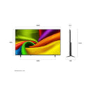 LG 75NU840B6LA NANO 4K AI NU84 Smart TV 2026, 75-Inch  شاشة حجم 75 نانو 4 كي مدعومة بالذكاء الاصطناعي الفا 7 الجيل 9 نضام صوتي ايميرسيف ال جي