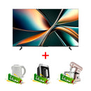 HISENSE 75U7Q Mini-LED 144Hz VRR QLED Gaming TV, 75 Inch + Free gift Fakir culina + Fakir trio + Hitachi HEK-E50 تلفزيون Mini-LED 144Hz VRR QLED للألعاب، 75 بوصة + هدية مجانية Fakir culina + Fakir trio + Hitachi HEK-E50