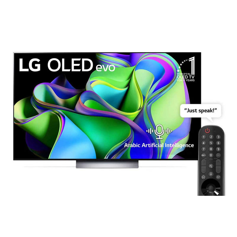 LG OLED77C36LA evo C3 77 inch 4K Smart TV 2023 with Magic remote, HDR, WebOS