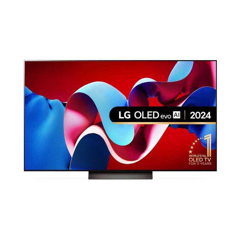 LG 77C46LA OLED evo AI C4 4K Smart TV 2024, 77 Inch شاشة الجي حجم 77