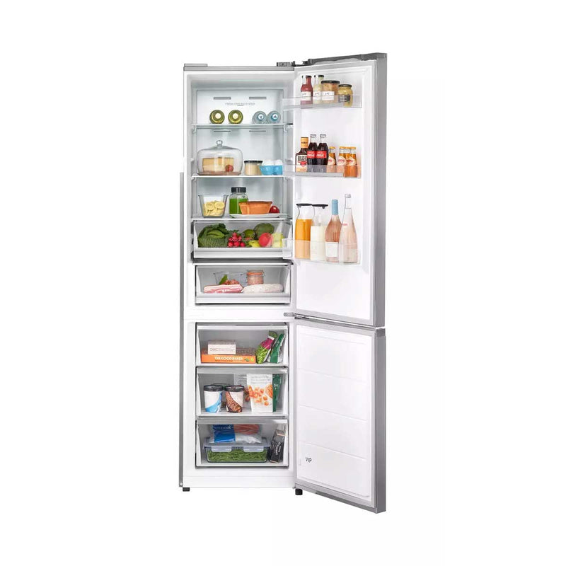 TRISA 7800.7545 Combi Fridge 378 L, Stainless Steel ثلاجة كومبي 378 لتر، ستانلس ستيل تريسا