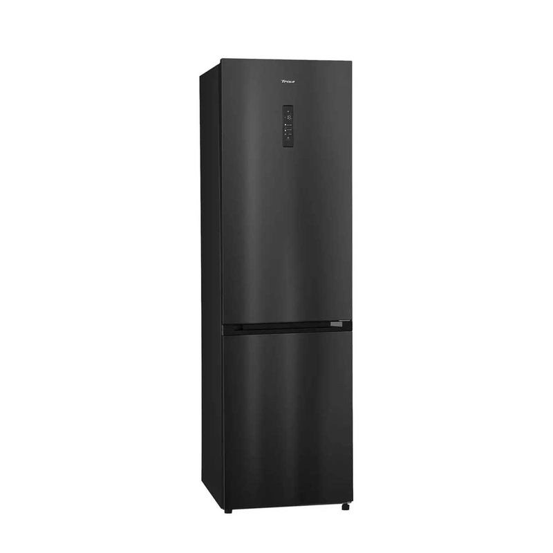 TRISA 77800.4845 Combi Fridge 378 L, Stainless Steel Black ثلاجة كومبي 378 لتر، ستانلس ستيل أسود تريسا