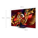 TCL C8L 85-Inch Sub-Flagship SQD-Mini LED TV Up to 4032 Zones HDR 6000 nits نطاق الالوان الواسع BT2020 %100 + عرض الحجز المسبق مع هدية Z100-M