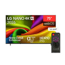 LG 85NU850B6LA NANO 4K UHD AI NU85 Smart TV 2026, 85-Inch شاشة حجم 85 الجي