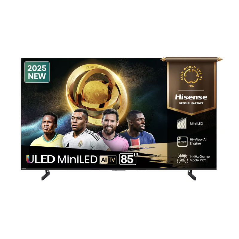 HISENSE 85U7Q Mini-LED 144Hz VRR QLED Gaming TV, 85 Inch شاشة حجم 85 هايسنس