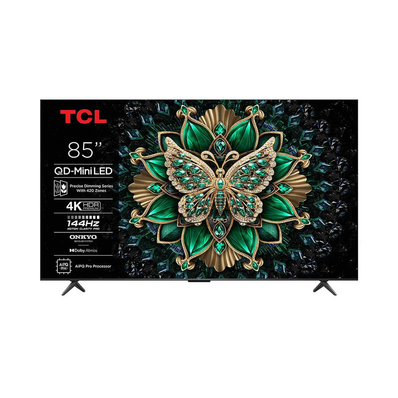 TCL Q6C 85" QD-Mini LED TV   288Hz Game Accelerator HDR 1000 nits