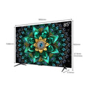 TCL Q6C 85" QD-Mini LED TV   288Hz Game Accelerator HDR 1000 nits