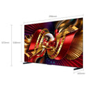 TCL C8L 98-Inch Sub-Flagship SQD-Mini LED TV Up to 4032 Zones HDR 6000 nits نطاق الالوان الواسع BT2020 %100 + عرض الحجز المسبق مع هدية Z100-M