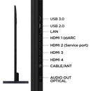 TCL 98T8C QLED TV 144Hz Native Refresh Rate | ONKYO 2.1 Hi-Fi System, 98 Inch