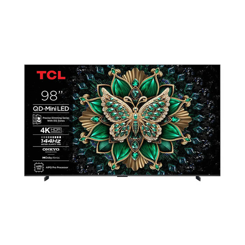 TCL Q6C 98" QD-Mini LED TV   288Hz Game Accelerator HDR 1000 nits