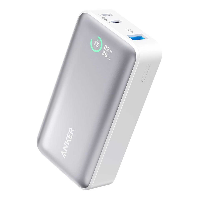 ANKER A1256H21 533 Powercore 10000 mAh PD 30W, White شاحن محمول انكر