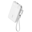 ANKER A1257H21 Power Bank 10K mAh 22.5W with USB-C Cable, White شاحن محمول انكر